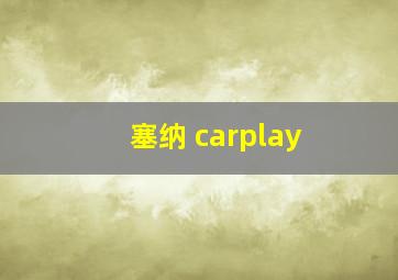 塞纳 carplay